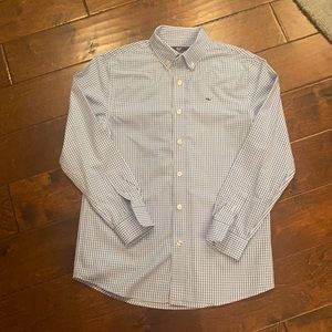 Boys Vineyard Vines Collared Button Down Shirt - size M